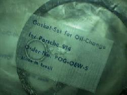 914 Oil Change Gasket Set
